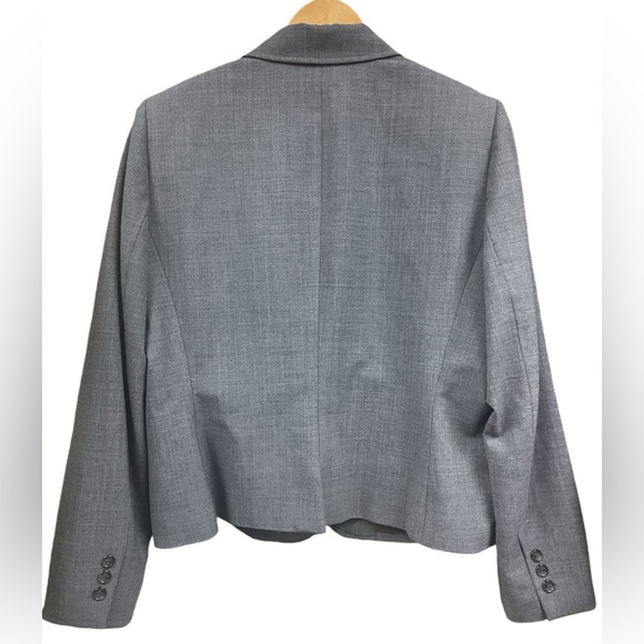 Antonio Melani Three Button Blazer Jacket Gray Size 14 - Picture 3 of 7
